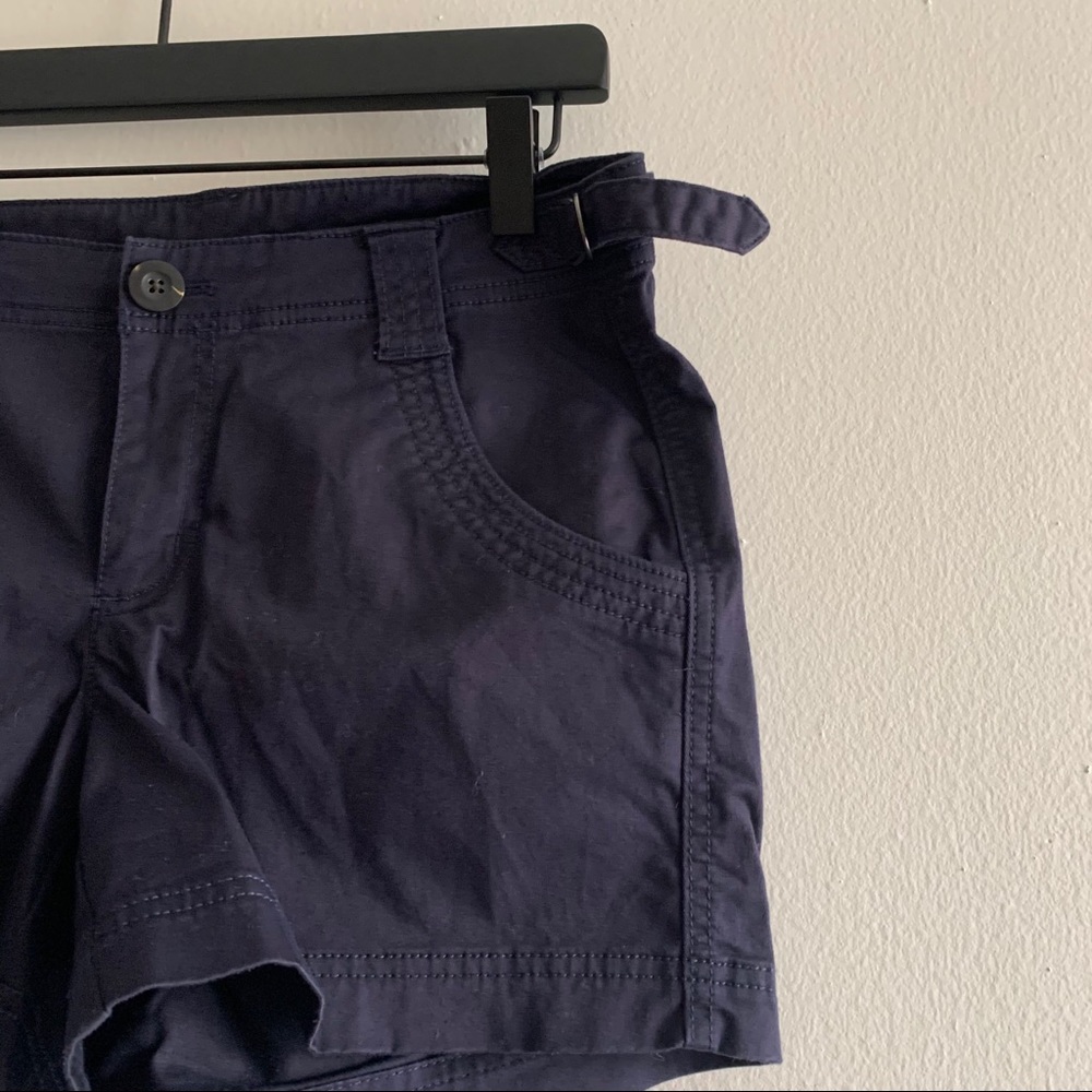 Athleta | Navy Adjustable Outdoor Hiking Shorts - Picture 3 of 6